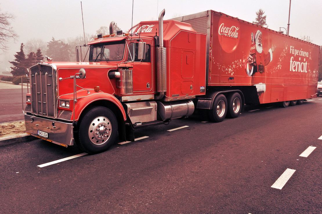 Zrób sobie zdjęcie z ciężarówką Coca-Coli