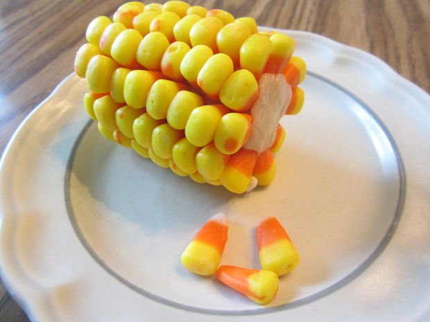 Candy Corn na Halloween