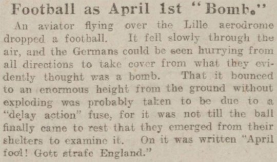 Prima Aprilis - 1 Woja Światowa