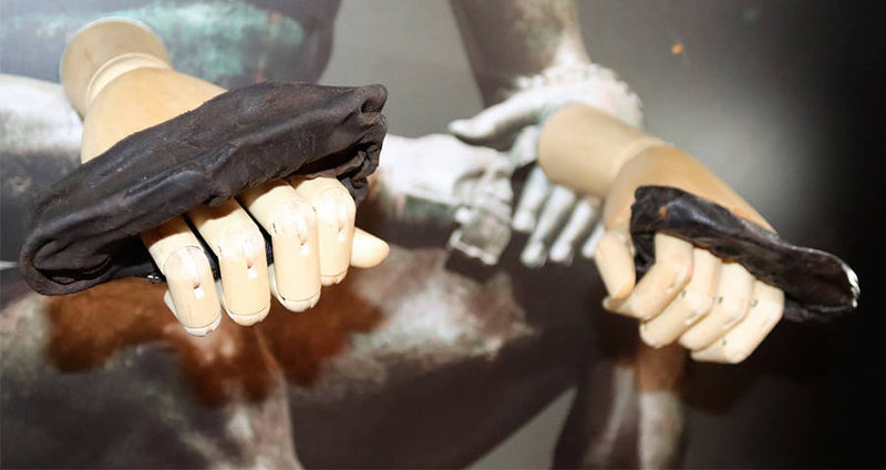 Starożytne rzymskie rękawice bokserskie
