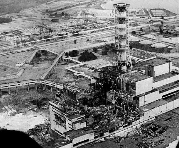 czarnobyl, miejsce katastrofy, zniszczony reaktor nr 4