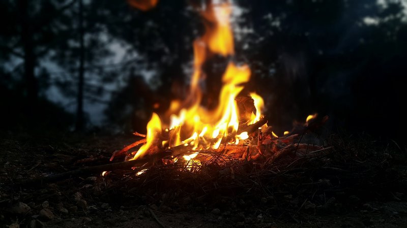 prehistoria, gotowanie, ognisko, ogien